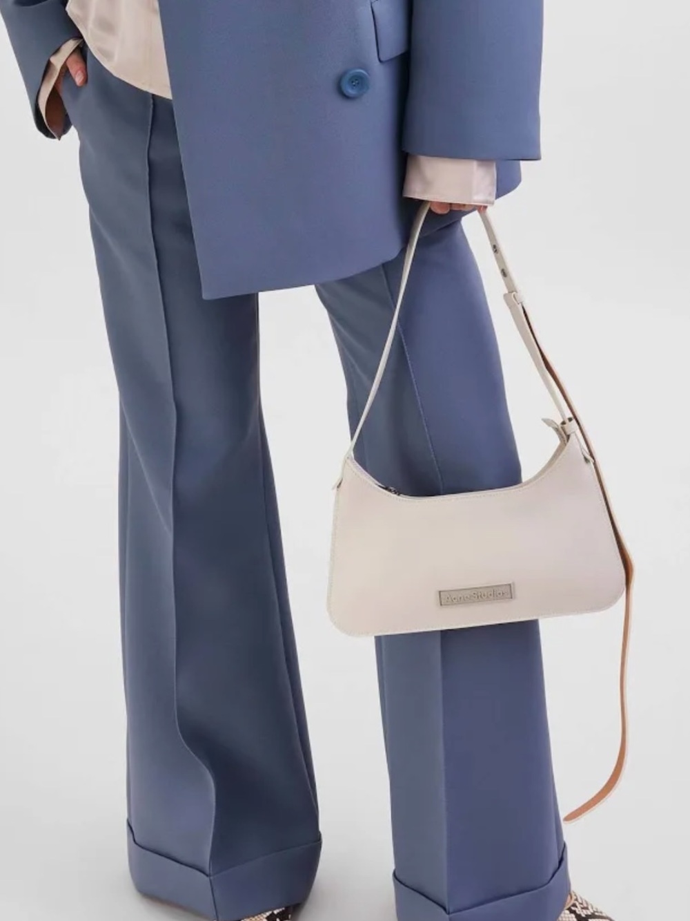 Acne studios Platt bag in white